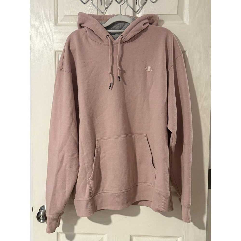 Champion x Urban Outfitters Pastel Baby Pink Pullover Hoodie Size XL 2019 Rare